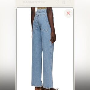 Eckhaus Latta Wide Leg Jeans SZ 25